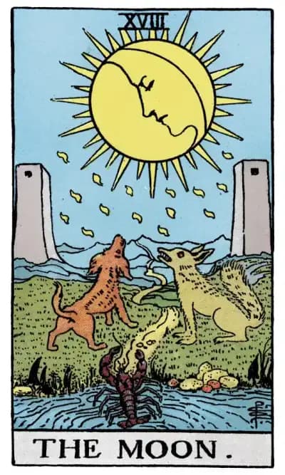 Карта Таро Луна